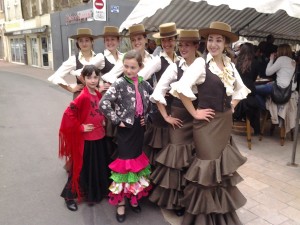 nos danseuses lors soirée du 20 avril 2016  à l'épicerie Espagnole MDM  