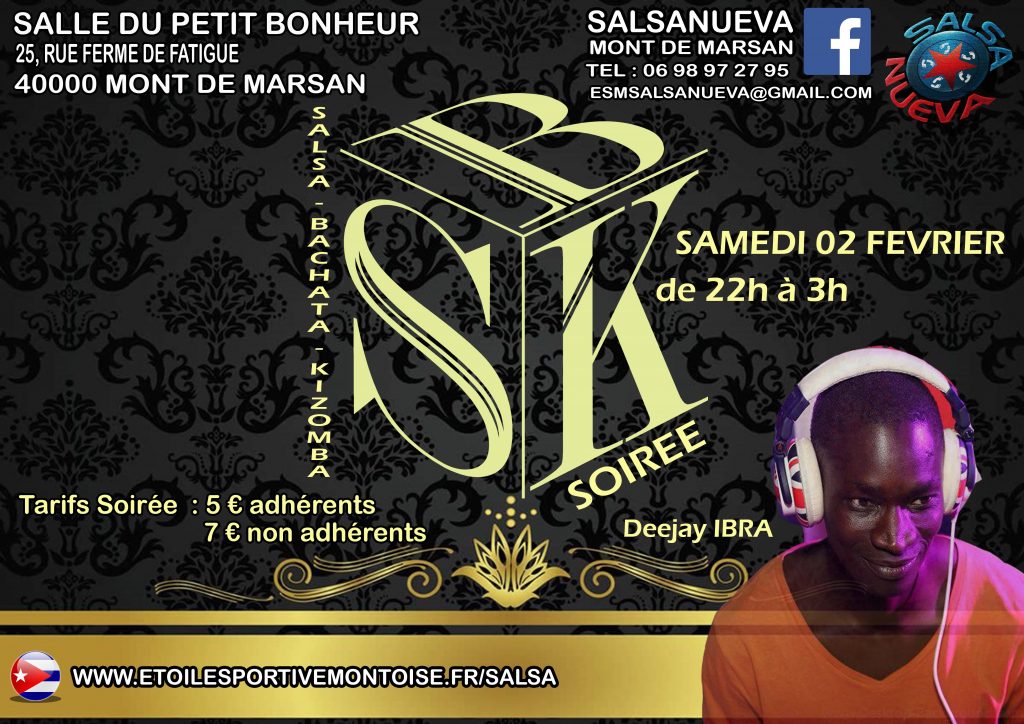 Affiche Soirée 02 Février 2019 Ibra